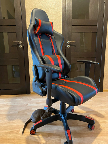 Компьютерное кресло Blok light blue / black фото покупателя 26