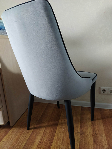 Стул на металлокаркасе Kora light blue / white фото покупателя 210