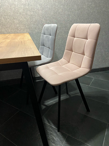 Стул на металлокаркасе Чилли зеленый / черный фото покупателя 752