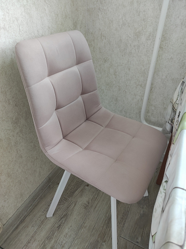 Стул на металлокаркасе Чилли К кирпичный / черный фото покупателя 205