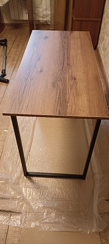 Письменный стол Челси Лофт дуб делано светлый / белый матовый фото покупателя 24