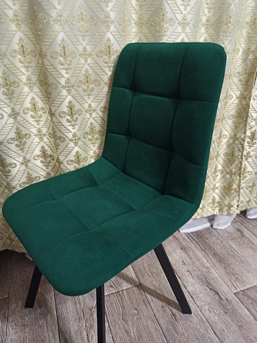 Стул на металлокаркасе Чилли бирюзовый / черный фото покупателя 1102