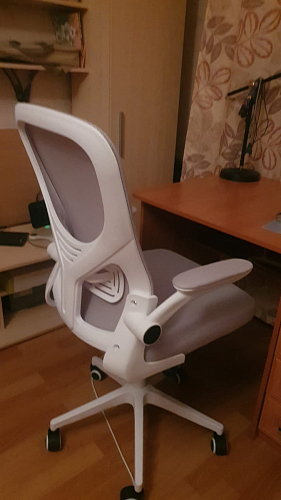 Компьютерное кресло Konfi gray / blue / white фото покупателя 297