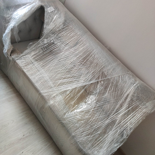 Кухонный диван угловой Монте-М левый рогожка бежевая фото покупателя 5