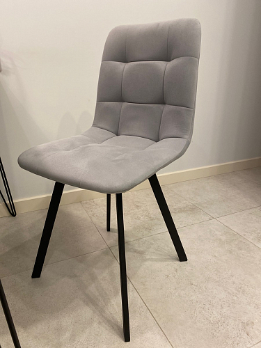 Стул на металлокаркасе Чилли К кирпичный / черный фото покупателя 484