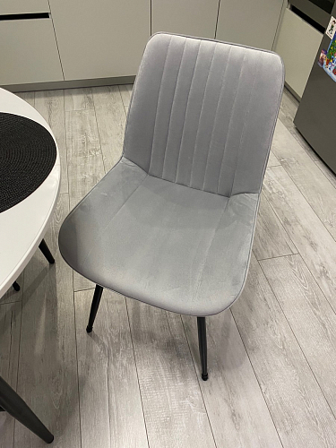 Стул на металлокаркасе Седа К латте / черный фото покупателя 179