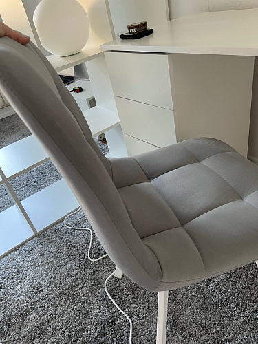 Стул на металлокаркасе Чилли зеленый / черный фото покупателя 788