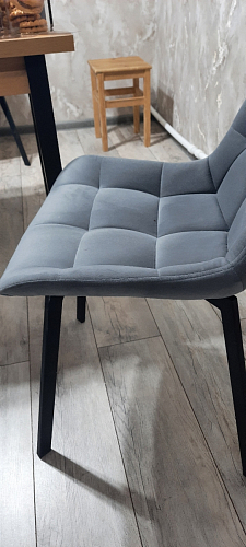 Стул на металлокаркасе Челси К крутящийся бирюзовый / черный фото покупателя 245