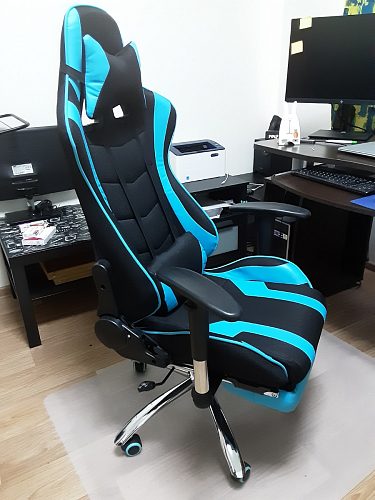 Компьютерное кресло Kano 1 light blue / black фото покупателя 104