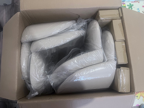 Стул на металлокаркасе Gabi 1 light purple / black фото покупателя 611