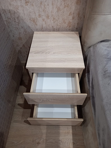 Прикроватная тумба Рунтроп дуб сонома фото покупателя 1