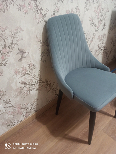 Стул на металлокаркасе Kora green / black фото покупателя 81