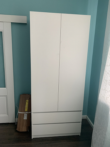 Шкаф Мадера ШМ 1200 лдсп белый фото покупателя 3