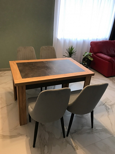 Стул на металлокаркасе Kora gray / black фото покупателя 129