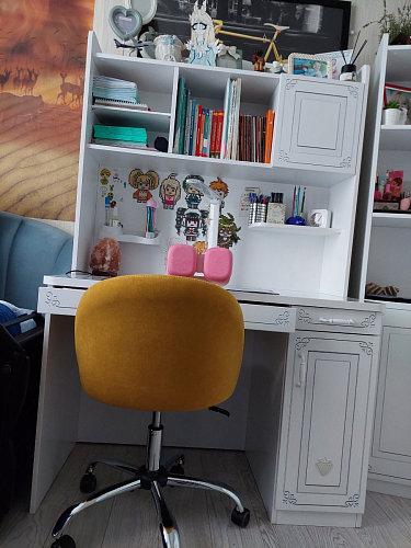 Компьютерное кресло Melody молочное фото покупателя 133