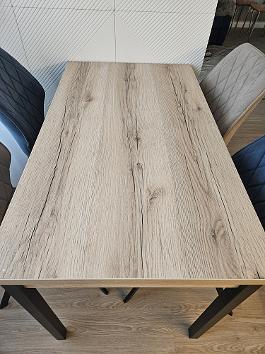 Стол Оригон файерстоун / черный матовый фото покупателя 50