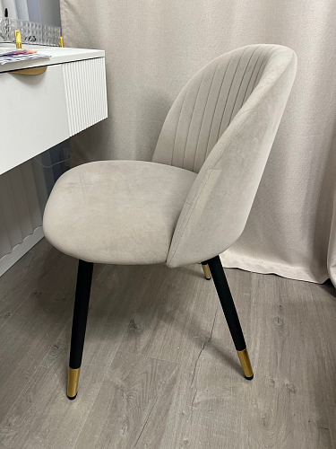 Стул на металлокаркасе Gabi latte / gold / black фото покупателя 798
