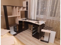 Стол компьютерный Джаз-15 белый правый фото покупателя 15