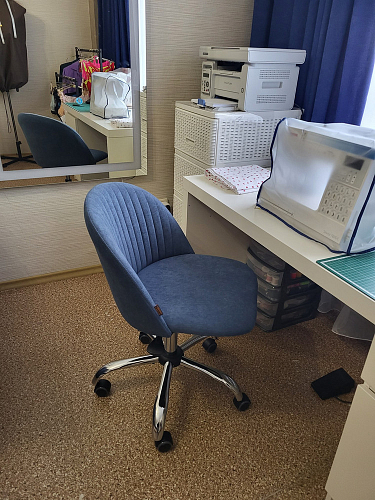 Компьютерное кресло Melody молочное фото покупателя 169