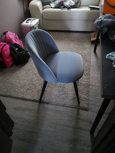 Стул на металлокаркасе Gabi green / black / silver фото покупателя 322