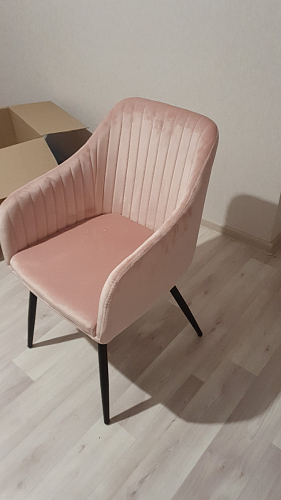 Стул на металлокаркасе Slam dark beige фото покупателя 19