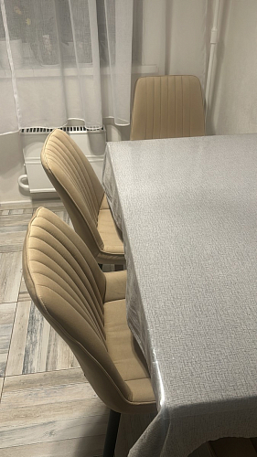 Стул на металлокаркасе Седа К velvet lux 76 / черный фото покупателя 228