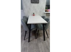 Стул на металлокаркасе Gabi 1 gray / black фото покупателя 62