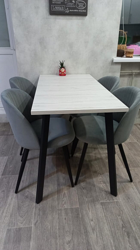 Стул на металлокаркасе Gabi 1 light purple / black фото покупателя 62