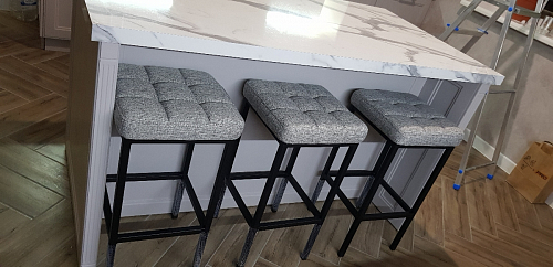 Барный стул Лофт линкольн белый / белый матовый фото покупателя 67