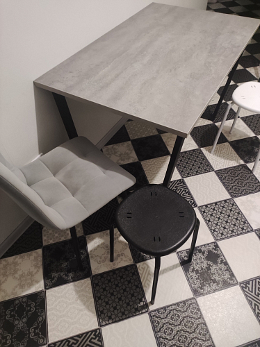 Деревянный стол Лота Лофт 140х80 дуб крафт табачный / черный матовый фото покупателя 894