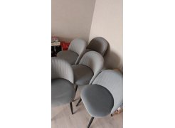 Стул на металлокаркасе Gabi blue / black фото покупателя 88