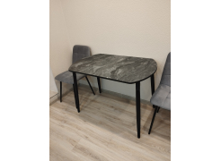 Стол раскладной Гуанг гранит темный / черный фото покупателя 2