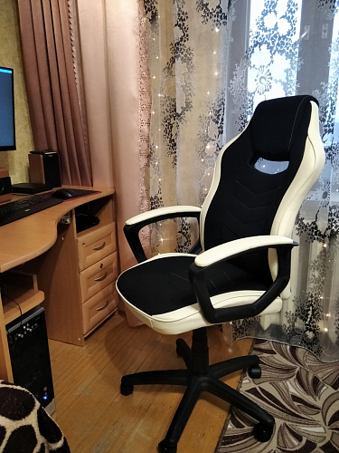 Компьютерное кресло Gamer черное / бежевое фото покупателя 65