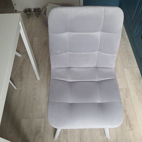 Стул на металлокаркасе Чилли К кирпичный / черный фото покупателя 286