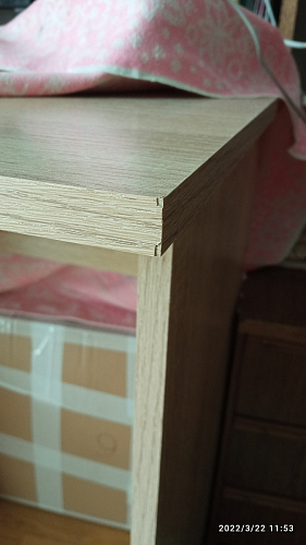 Стол письменный Kiwi дуб молочный  - Уцененный экземпляр фото покупателя 60