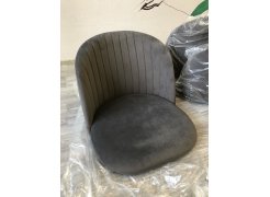 Стул на металлокаркасе Gabi 1 gray / black фото покупателя 674