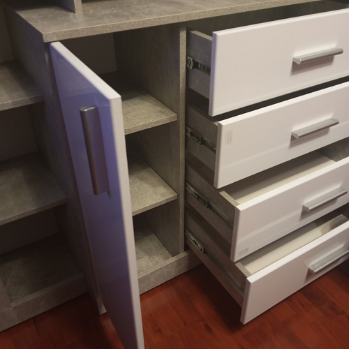 Комод Mирандa atelier / белый глянец фото покупателя 2