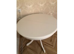 Стол раскладной Toskana 106 молочно-белый фото покупателя 16