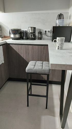 Барный стул Лофт катания лаванда / белый матовый фото покупателя 311