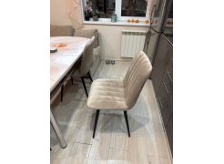 Стул на металлокаркасе Дани темно-серый / белый фото покупателя 32