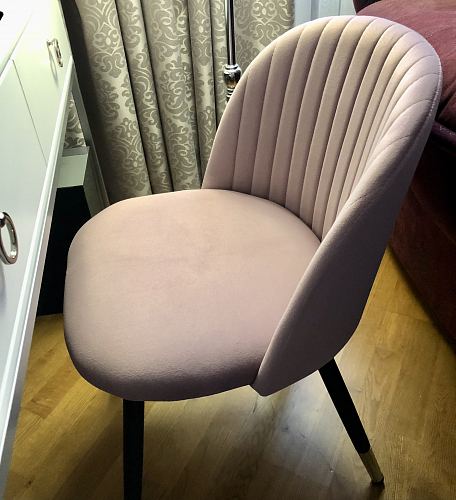 Стул на металлокаркасе Gabi latte / gold / black фото покупателя 897