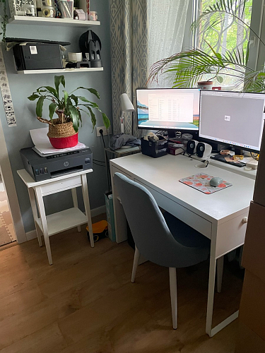 Стул на металлокаркасе Kora green / black фото покупателя 101