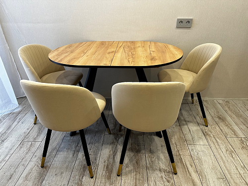 Стул на металлокаркасе Gabi gray / black фото покупателя 554