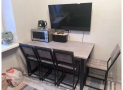 Стол Лота Лофт 120 25 мм сабия / черный матовый фото покупателя 678