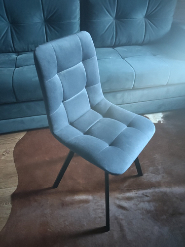 Стул на металлокаркасе Чилли К латте / белый фото покупателя 1409