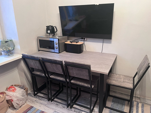 Деревянный стол Лота Лофт 140х80 дуб крафт табачный / черный матовый фото покупателя 678