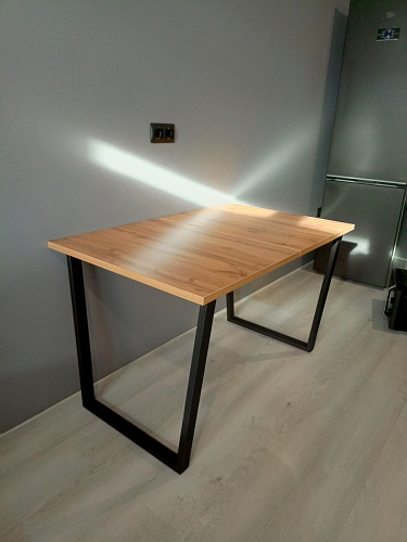 Стол раскладной Лота Лофт 120 25 мм юта / черный матовый фото покупателя 715