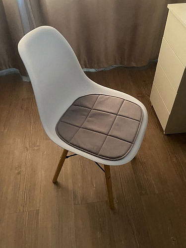 Стул Сindy Eames/Синди Имс мод. 001 yellow / natural фото покупателя 23
