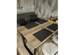 Стол Лота Лофт 140 25 мм черный матовый / бетон фото покупателя 585