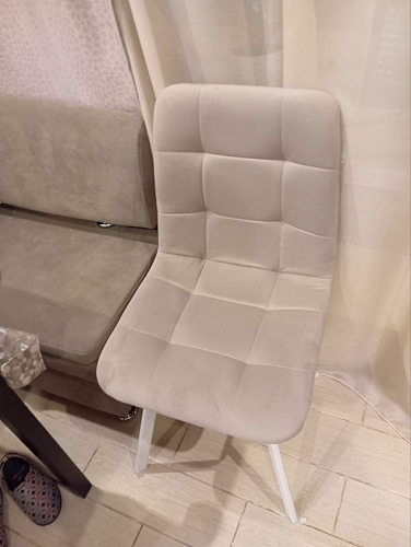 Стул на металлокаркасе Чилли зеленый / белый каркас фото покупателя 294